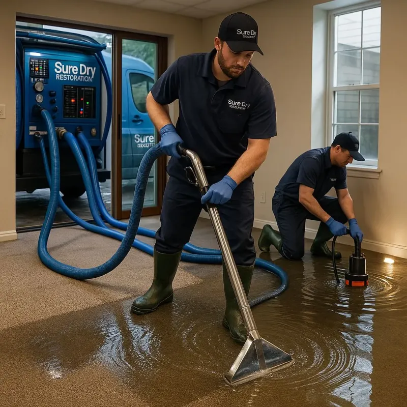 Water Extraction and Removal process in Cameron Park, TX